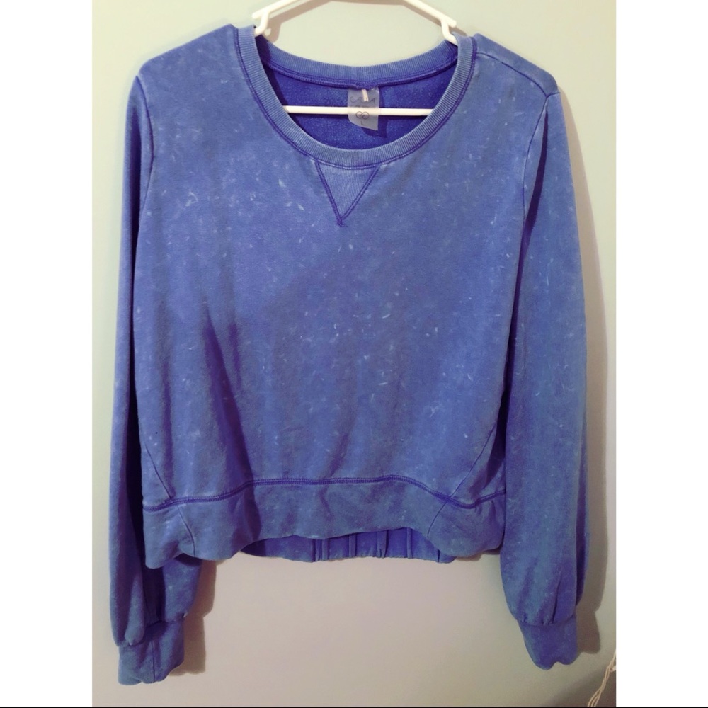 Blue sweatshirt